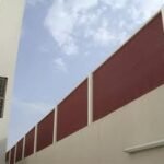 سواتر قماش فوق سور بيت لون عودي